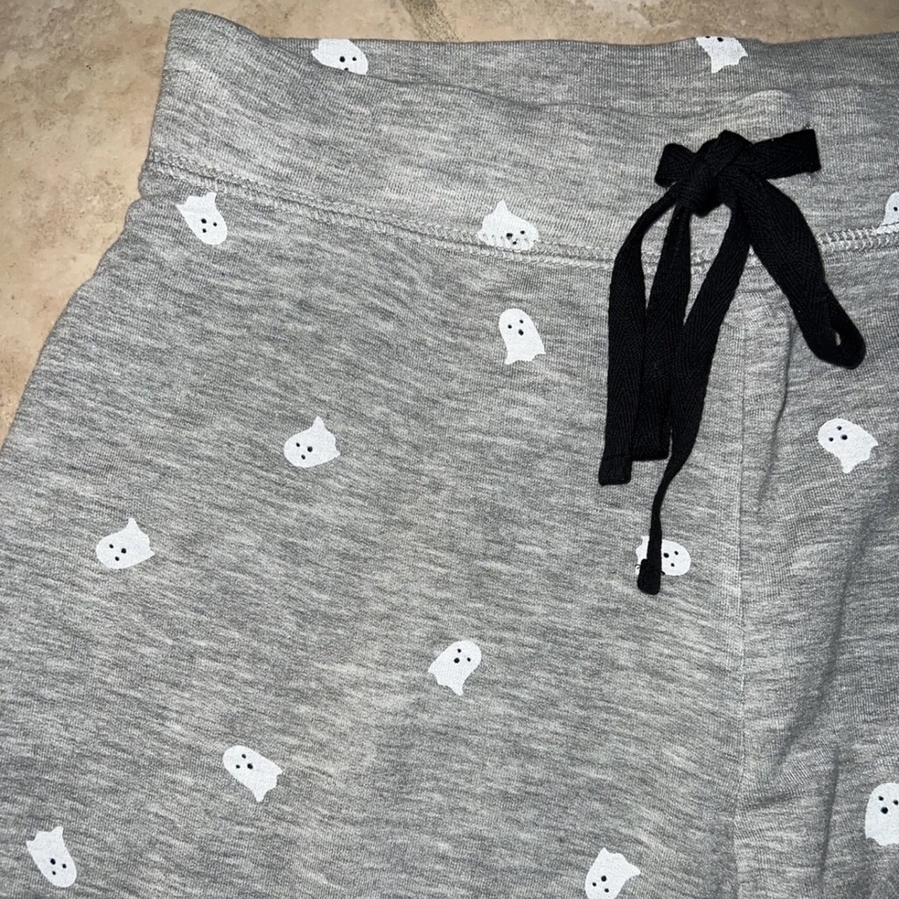 Cynthia Rowley Pajama Stretch Pants Halloween Ghost Print pairs Rachel zoe